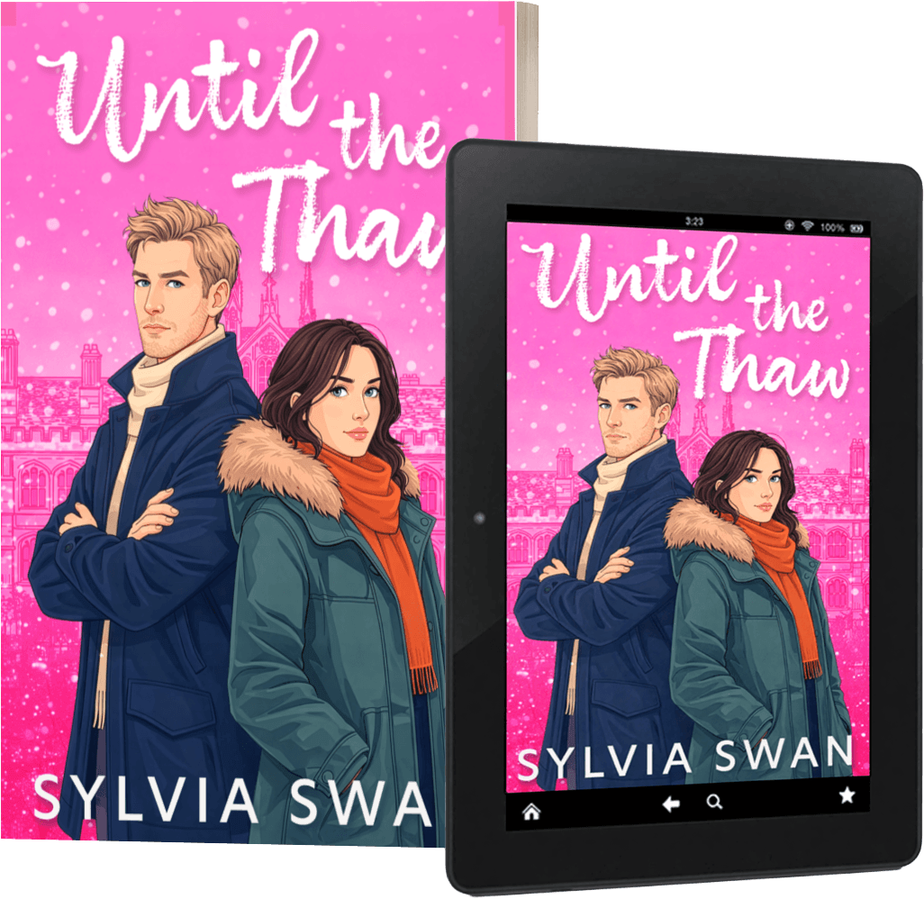 3D book mockup for Until the Thaw by Sylvia Swan